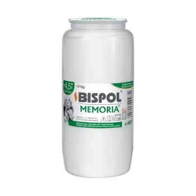 Rezerva Candela Bispol cu Ulei Alb, 100 Ore, Inaltime 14 cm