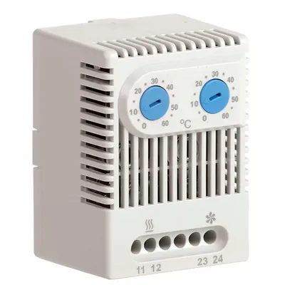 Dual-channel thermostat from 0 to +60°C NO+NO