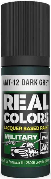 Vopsea lac AK Interactive - AMT Dark Grey (RC978) (17 ml)