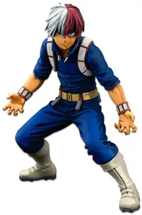 Statuetă Banpresto Animation: My Hero Academia - Shoto Todoroki (Two Dimensions) (Colosseum Modeling Academy) (Super Master Stars Piece)