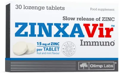 ZINXAVir Immuno, 30 tablete de supt, Olimp