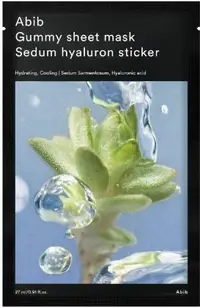 Abib Mască facială pe foaie Sedum Hyaluron Sticker, 27 ml