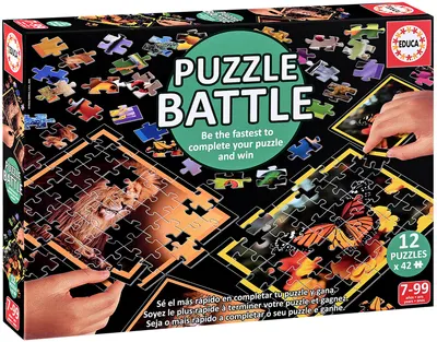 Duel puzzle Educa din 12 x 42 piese - Natură