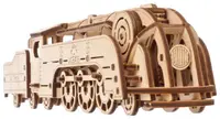 Puzzle 3D din lemn Ugears din 172 piese - Mini locomotivă