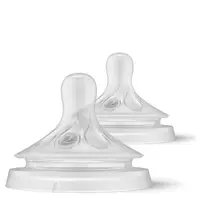 Set tetine cu debit pentru nou-nascut +0 luni SCY962/02, 2 bucati, Philips Avent