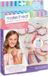 Set creativ Make it Real - Creează-ți brățări din catifea