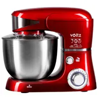 Mixer planetar Voltz - V51115G, 1600W, 5 l, roșu