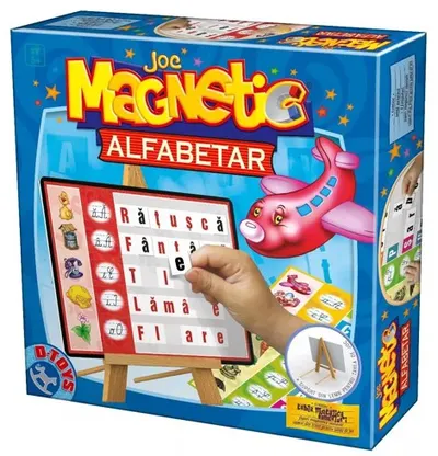 Joc magnetic-alfabetar cu tabla