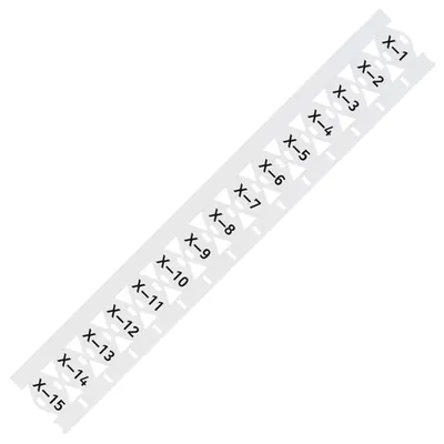 Cable tie marker; for Smart Printer; for use with cable ties; 25 x 10 mm; white