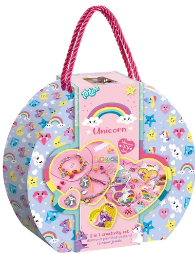 Set de creatie Totum -Unicorn 2 in 1, in valiza