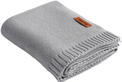 Pătură de bambus Sensillo - Gri, 80 х 100 cm