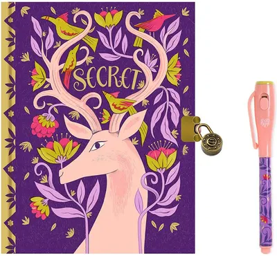 Jurnal secret cu stilou magic Djeco - Melisa