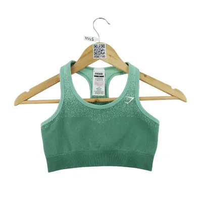Second life - Bustieră alergare damă Gymshark verde - Ca nou