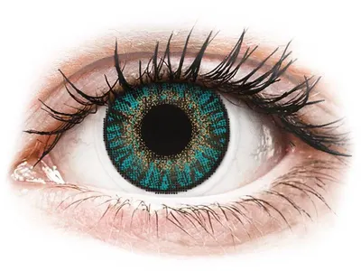 FreshLook ColorBlends Turquoise - fără dioptrie (2 lentile)