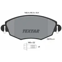 Set placute frana, frana disc TEXTAR 2327904