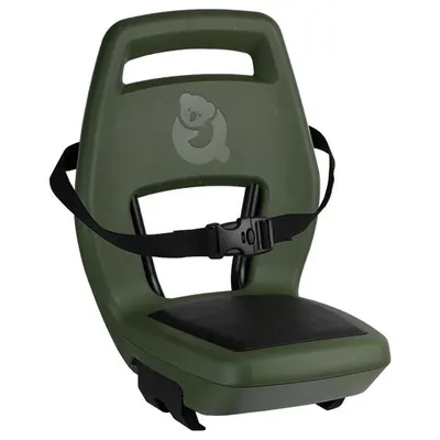 Scaun copii spate 6+ Junior Verde/Negru - suport picioare - centură