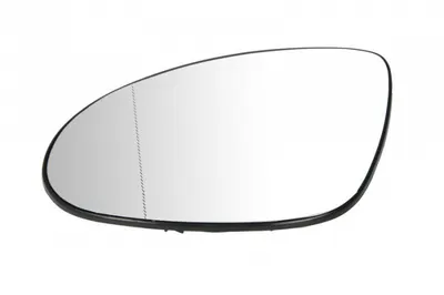 Sticla oglinda stanga asferic, incalzita, crom MERCEDES Clasa CLS C219, S C216, S W221 intre 2005-2009