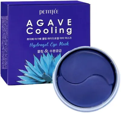 Petitfee & Koelf Petice pe pungile de sub ochi, cu agave, 30 х 2 buc