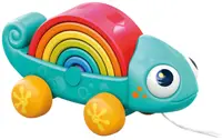 Jucării Hola Toys 2 în 1 Jucărie de tras - Chameleon