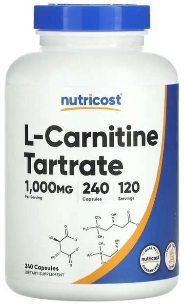 L-Carnitine Tartrate, 240 capsule , Nutricost