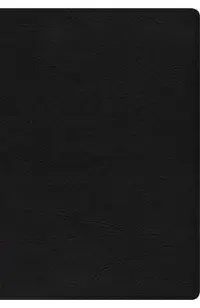 KJV Super Giant Print Reference Bible, Black Genuine Leather