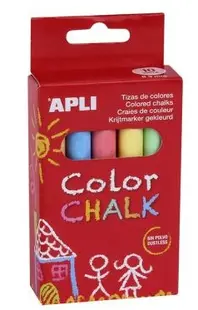 Crete anti-praf APLI Kids - Цветни, ø 9 х 105 mm, 10 buc