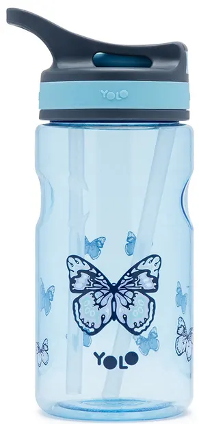 Sticlă de apă YOLO - Butterfly, 400 ml
