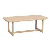Măsuță de cafea în culoare naturală deschisă cu blat cu aspect de lemn de stejar 50x103 cm Driscoll – Rowico