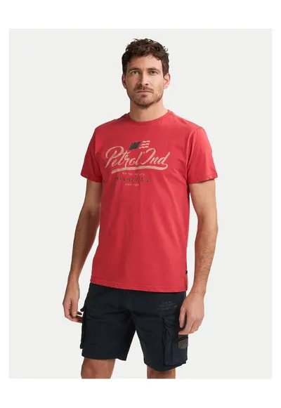 Tricou barbati rosu - bumbac