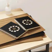 vidaXL Panouri de decor 50 buc. Stejar Negru 30 x 42 x 0,27 cm