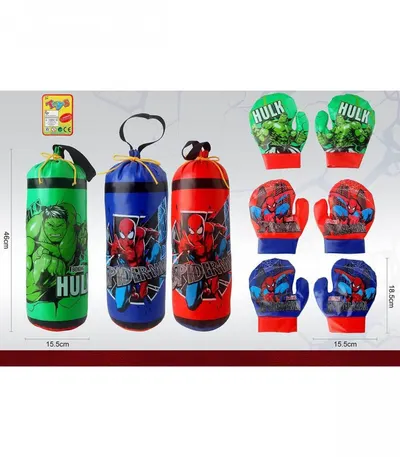 Sac de box pentru copii 46 cm Supereroi