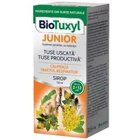 Sirop pentru tuse uscata si productiva Biotuxyl Junior, 100 ml, Biofarm