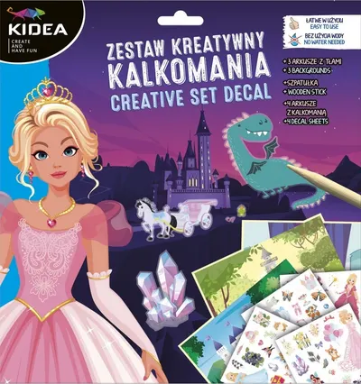 Set creativ cu Kidea Wadden - Prințesele