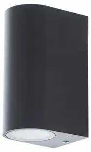 Aplică de exterior Elbulgaria - 2x40W, IP44, negru