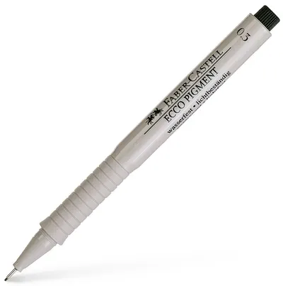 Liner Faber-Castell Ecco-Pigment - 0.3 mm, negru