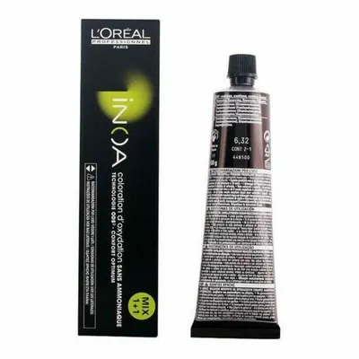 Vopsea păr, L'Oréal, Inoa, fără amoniac, 6,32, 60 g