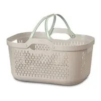 Coș de rufe maro deschis din plastic 45 l – Addis