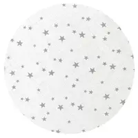 Insertie pentru landou MimiNu din plasa 3D Mini Gray Stars