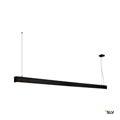 GLENOS pendant, mat negru, 2m , 103W, 3000K