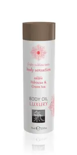 Ulei de corp, Shiatsu, Hibiscus și Ceai Verde, 75ml