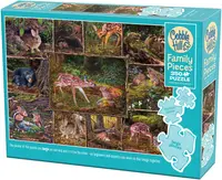 Puzzle Cobble Hill din 350 XXL piese - În pădure