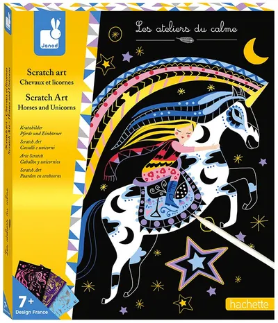 Set creativ Janod - Lozuri cu cai și unicorni