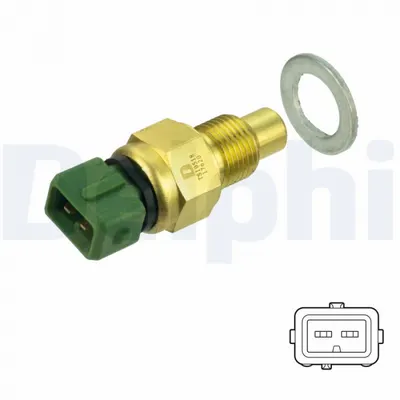 Senzor temperatura lichid racire (numar pini: 2, verde) potrivit CITROEN BERLINGO, BERLINGO MINIVAN, JUMPY I, XSARA, XSARA HATCHBACK, XSARA KOMBI; FIAT SCUDO; PEUGEOT 206, 306 1.9D 06.96-12.15