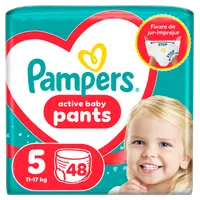 Scutece-chilotel Active Baby Marimea 5 11-17kg, 48 bucati, Pampers