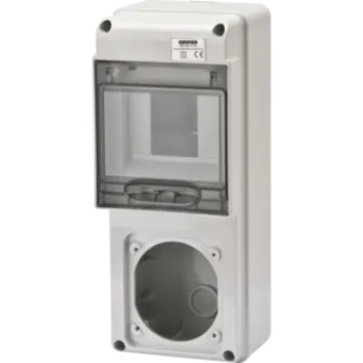 Organizator de santier Q-DIN 5 module- 1 FLANSE IEC 309 16A IP44 / 67 - IP65