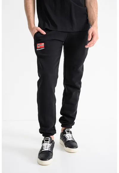Pantaloni de trening din amestec de bumbac Maracana - Rosu/Alb/Negru