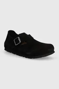 Birkenstock pantofi de piele intoarsa London