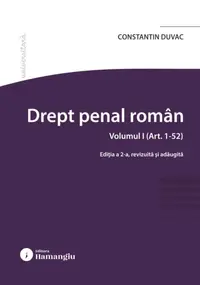 Drept penal român. Vol. (Art. 1-52) - Paperback brosat