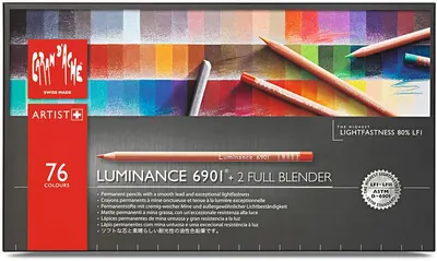 Set de creioane colorate Caran d'Ache Luminance 6901 - 76 de culori