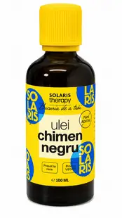 Ulei din chimen negru (negrilica) presat la rece, 100ml, Solaris